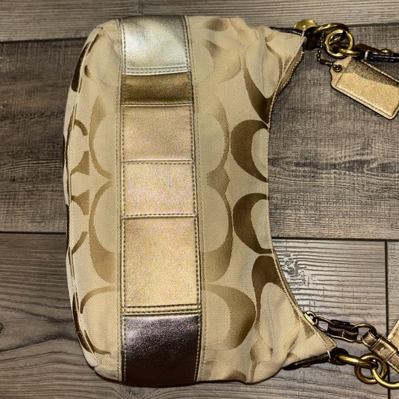 Coach Signature Multi-Stripe Demi Hobo Crossbody Bag - Picture 4 of 11